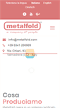 Mobile Screenshot of metalfold.it